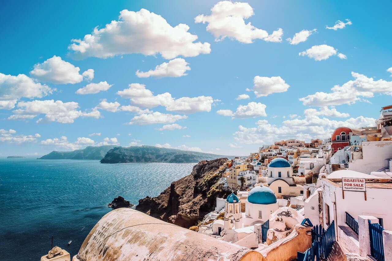 Costas de Santorini